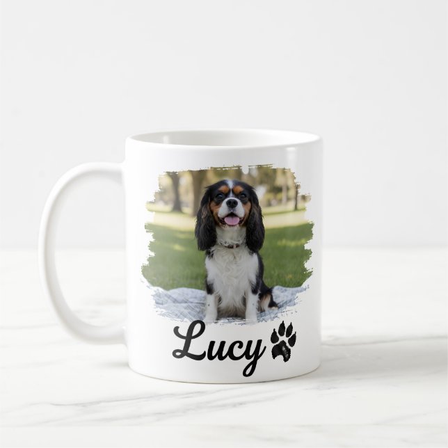 Taza De Café Cavalier King Charles Spaniel Photo (Izquierda)