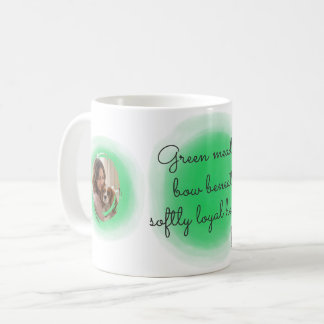Taza De Café Cavalier King Charles Spaniel Verde Pastel Persona