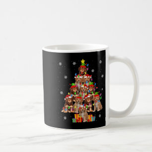 Taza De Café Cavao Christmas Tree Funny Santa Cavoodle Dog Xmas