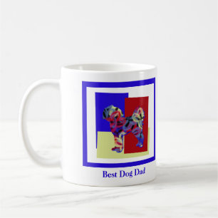 Taza De Café Cavapoo Cute Dog Silhouette TRBY Día del Padre