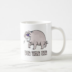 Taza De Café Cave el cerdo
