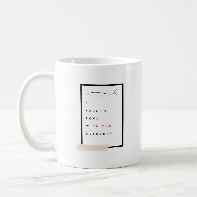 Taza De Café Cayendo enamorado (Izquierda)