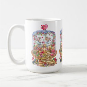Taza De Café Cayendo Enamorado