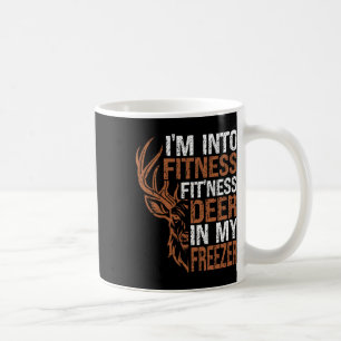 Taza De Café Caza-camiseta Estoy en Fitness Deer Freezer Funny
