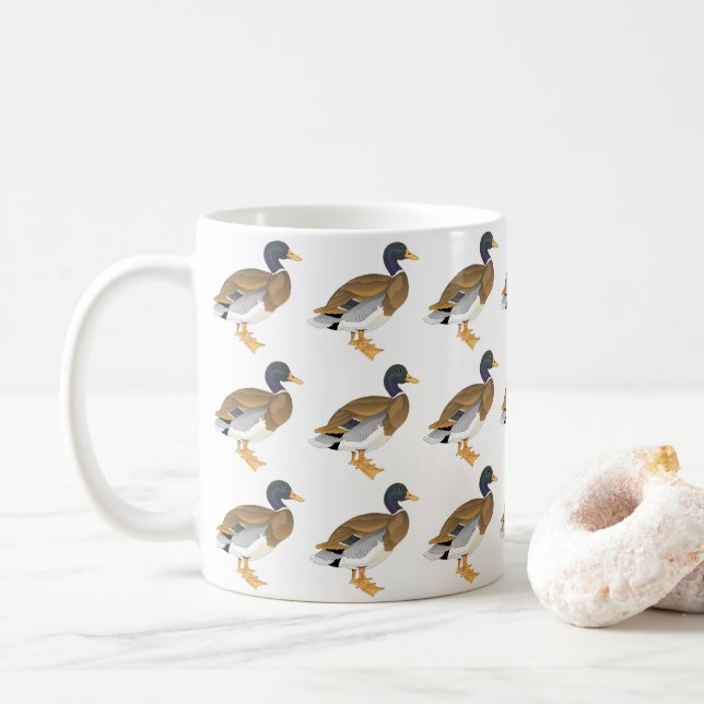 Taza De Café Caza de aves en la naturaleza de los animales de a (Con donut)