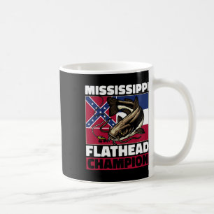 Taza De Café Caza de bagre de cabeza plana Papá pescando bagre 