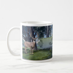 Taza De Café Caza de Camping de Ciervos