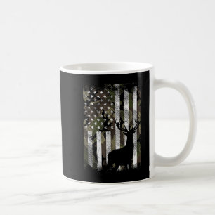 Taza De Café Caza de caza en camoflage de gancho de ciervo de l