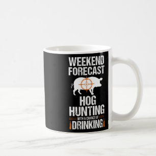 Taza De Café Caza de cerdos divertido fin de semana cerveza caz