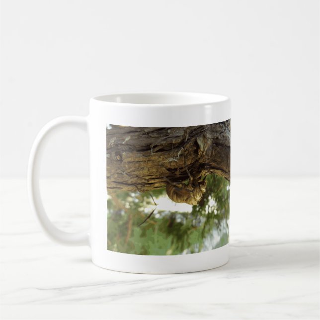 Taza De Café Caza de Cicada. Tenía prisa. (Izquierda)