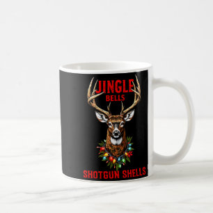 Taza De Café Caza de Ciervos de Navidad Dashing Through Snow Ji