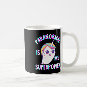 Taza De Café Caza de fantasmas del unicornio fantasma del super