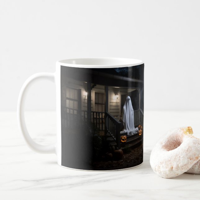 Taza De Café Caza de Fantasmas No. 09 (Con donut)