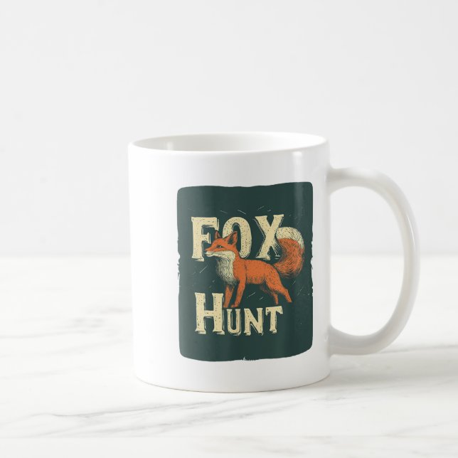 Taza De Café Caza De Guay Fox Para Adultos Y Niños (Derecha)