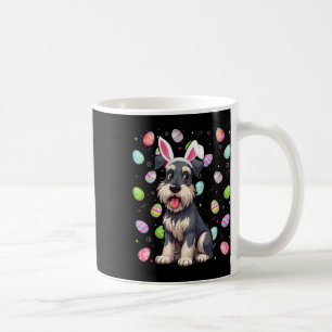 Taza De Café Caza de huevos de pascua de perro de Schnauzer en 