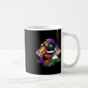 Taza De Café Caza De Patos Mardi Gras De Pato Mardi Gras Para H