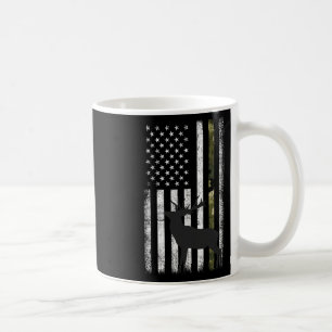 Taza De Café Caza de venados blancos Cazador Elk Buck Camo Amer
