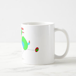 Taza De Café Caza del gato y del perro de Serena