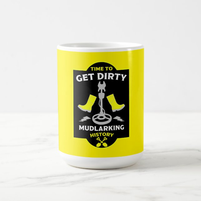 Taza De Café Caza del Tesoro Mudlarking (Centro)