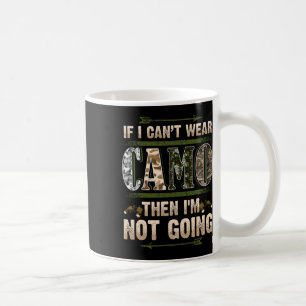 Taza De Café Caza divertida de camo Cazadores Buck Deer Country