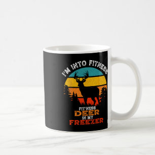 Taza De Café Caza divertida de ciervos Estoy en aptitud deer Fr