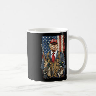 Taza De Café Caza divertida pato Trump camuflaje Caza Hola