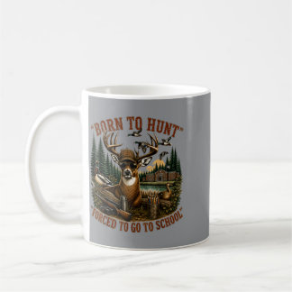 Taza De Café Caza Nacido Caza Forzado Ir Escuela Patos Caza