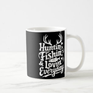 Taza De Café Caza Pesca Que Ama Cada Día La Caza De Camisas