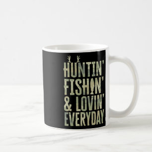 Taza De Café Caza Pescando Amantes Todos los Días
