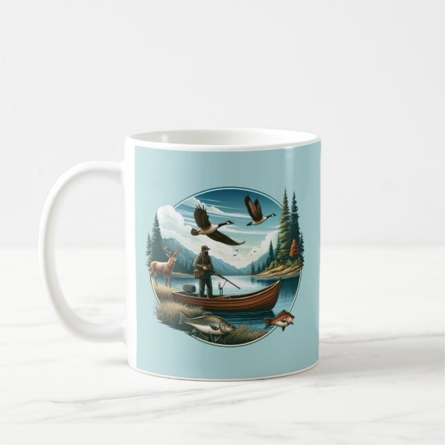 Taza De Café Caza y pesca (Izquierda)