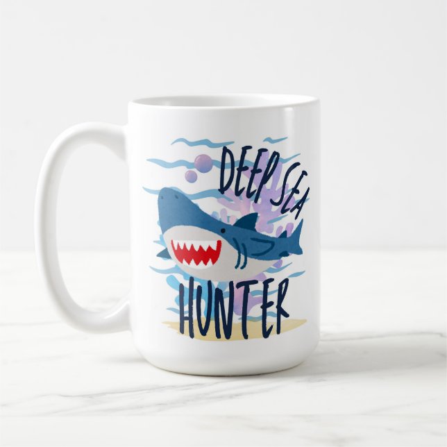 Taza De Café cazador de aguas profundas (Izquierda)