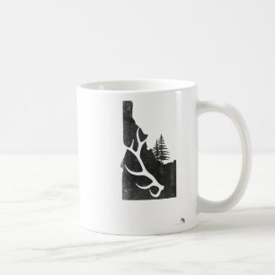 Taza De Café Cazador de alces de Idaho con asta mudada