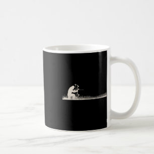 Taza De Café Cazador de arco divertido Sasquatch Bigfoot Cazado