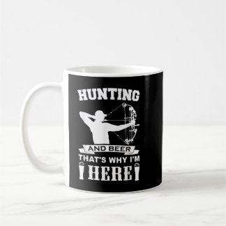 Taza De Café Cazador de camiseta de Bowhunt divertida cazando c
