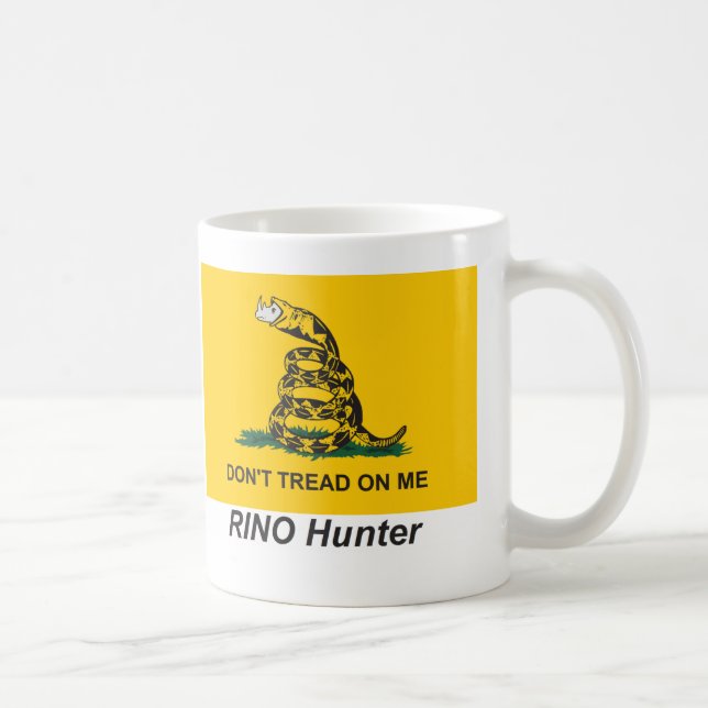 Taza De Café Cazador de la fiesta del té RINO (Derecha)