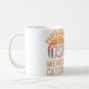 Taza De Café Cazador de Memorias Profesional Fotógrafo Divertid
