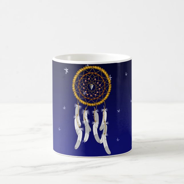 Taza De Café Cazador de Sueños--Cuarzo Rosa (Centro)