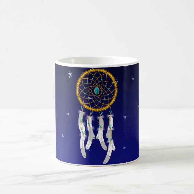 Taza De Café Cazador de Sueños--Turquesa (Centro)