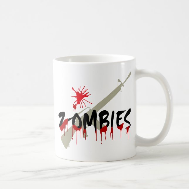 Taza De Café Cazador de zombies (Derecha)