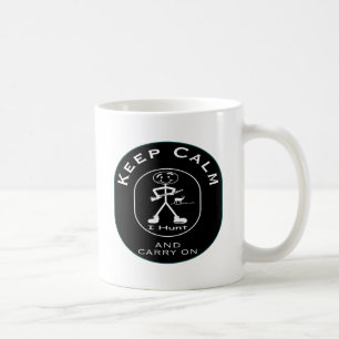 Taza De Café Cazador tranquilo de los ciervos