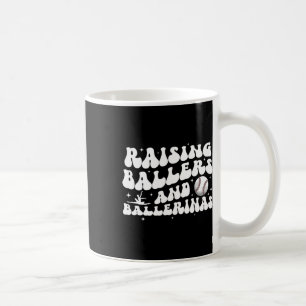 Taza De Café Cazando Baloneras Y Ballerinas Béisbol Y Baile
