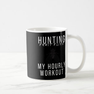 Taza De Café Cazando moscas de fruta - Cazando mosca de frutas