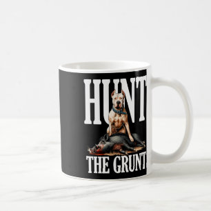 Taza De Café Cazar El Hog Grunt Con Perro Argentino