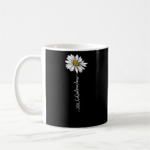 Taza De Café Ce Qui Sera Sera Daisy Flower Flower Flower