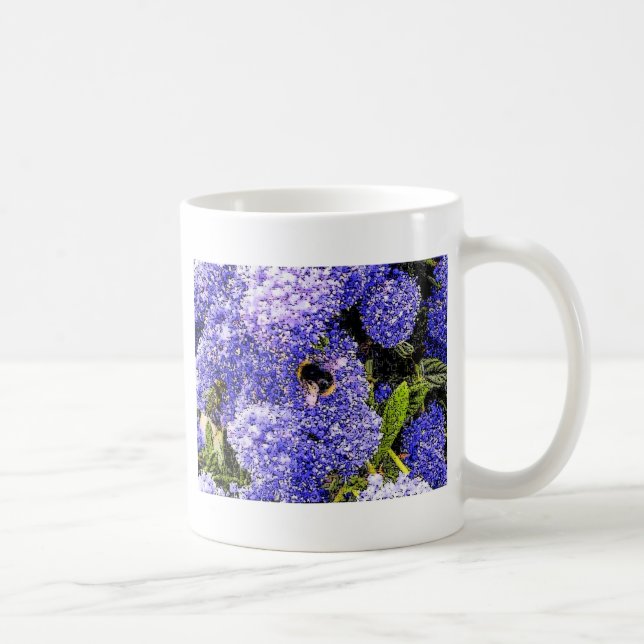 Taza De Café Ceanothus Spring Flower Bee (Derecha)
