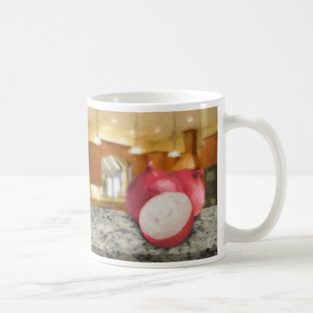 Taza De Café Cebollas rojas (Derecha)