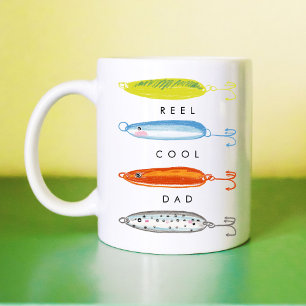 Taza De Café Cebos de Pesca para Papá Genial