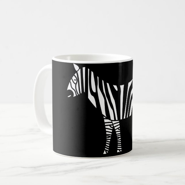 Taza De Café Cebra (Anverso izquierdo)