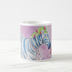 Taza De Café Cebra del eje de balancín punky