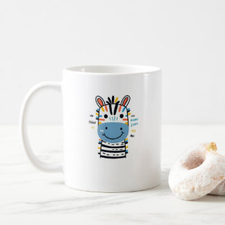 Taza De Café Cebra Feliz
